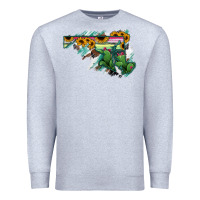 Heather Grey Maryland Map Sunflower Cactus Serape Premium Sweatshirt - RanaPortraitStore