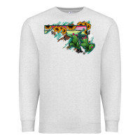 Oatmeal Heather Maryland Map Sunflower Cactus Serape Premium Sweatshirt - RanaPortraitStore