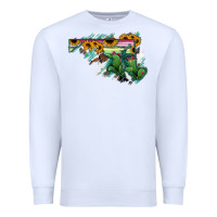 White Maryland Map Sunflower Cactus Serape Premium Sweatshirt - RanaPortraitStore