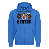 True Royal hanging with my heifers Zipper Hoodie - RanaPortraitStore