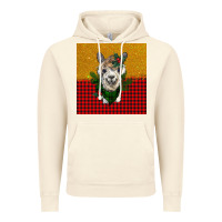 Vintage Artic christmas alpacas Vintage Hoodie - BarkalooDesign