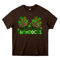 Chocolate Brown Shake Your Shamrocks Heavy Core Tee - FaDigitalArtStudio
