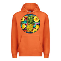 Carrot pineapple leopard Premium Hoodie - BarkalooDesign
