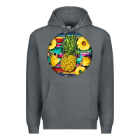 Rock pineapple leopard Premium Hoodie - BarkalooDesign