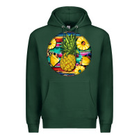 Sports Green pineapple leopard Premium Hoodie - BarkalooDesign