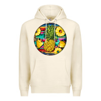 Tofu pineapple leopard Premium Hoodie - BarkalooDesign