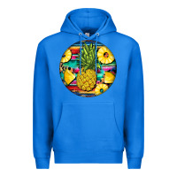 True Royal pineapple leopard Premium Hoodie - BarkalooDesign