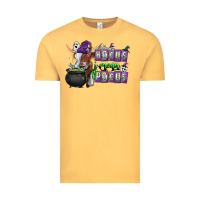 Vintage Mustard Hocus i Mean Pocus Vintage Tee - CowhideDigitalArt