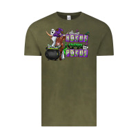 Vintage Olive Hocus i Mean Pocus Vintage Tee - CowhideDigitalArt