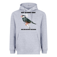 Heather Grey Western Ground Parrot Rare Wild And West Australia Heavyweight Hoodie - Bettercallsaul