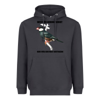 Smoke Western Ground Parrot Rare Wild And West Australia Heavyweight Hoodie - Bettercallsaul