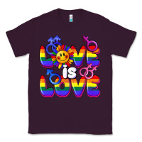 Plum Love is love Classic Tee - FaDigitalArtStudio
