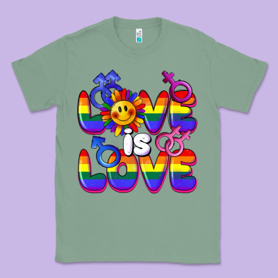 Love Is Love Classic Tee Designed By Fadigitalartstudio