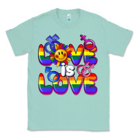 Seafoam Love is love Classic Tee - FaDigitalArtStudio