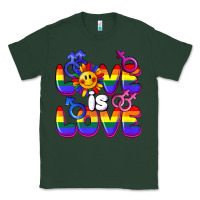 Sports Green Love is love Classic Tee - FaDigitalArtStudio