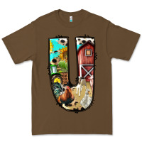 Cacao farm life alphabet lowercase letters u Premium Tee - BundleAndBundleShop
