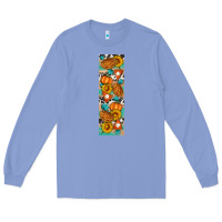 Colony Blue Fall Pie Long Sleeve Tee - Artiststas