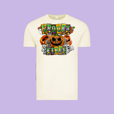 Spooky Vibes Vintage Tee Designed By Cowhidedigitalart