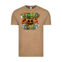 Vintage Coffee Spooky Vibes Vintage Tee - CowhideDigitalArt