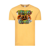 Vintage Mustard Spooky Vibes Vintage Tee - CowhideDigitalArt