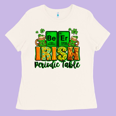 Beer Irish Periodic Table St. Patrick's Ladies Tee Designed By Lillyallendesigns
