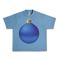 Pebble Blue christmas ornament 2 Urban Heavy Tee - artisFamous