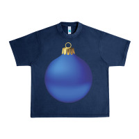 Navy christmas ornament 2 Urban Heavy Tee - artisFamous
