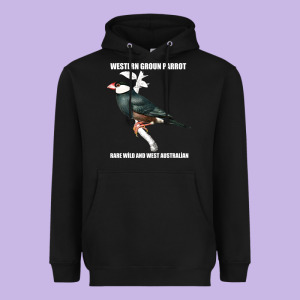Western Ground Parrot Rare Wild And West Australian Heavyweight Hoodie Designed By Bettercallsaul