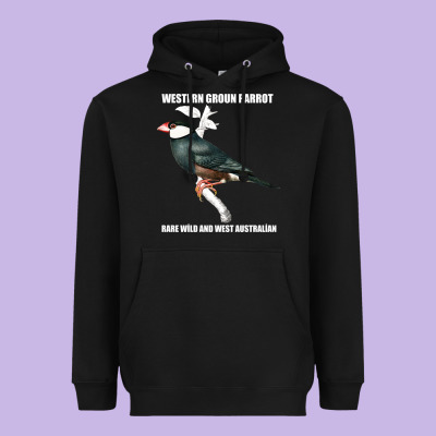 Western Ground Parrot Rare Wild And West Australian Heavyweight Hoodie Designed By Bettercallsaul