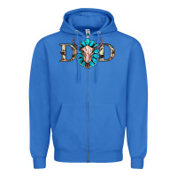 True Royal western dad with gemstone and skull Zipper Hoodie - RanaPortraitStore