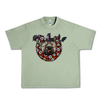 Oil Green halloween donkey Urban Heavy Tee - SublimationCraftShop