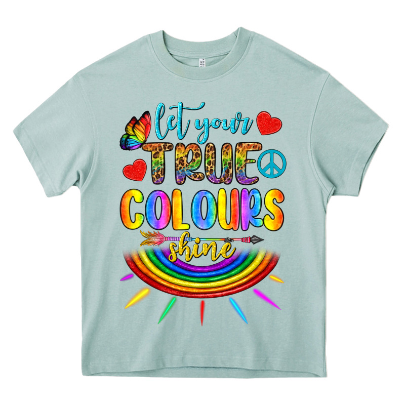 Let Your True Colours Shine Heavy Core Tee by BundleAndBundleShop | Teevron
