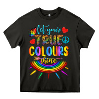 Asphalt Let Your True Colours Shine Heavy Core Tee - BundleAndBundleShop