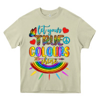 Mossy Let Your True Colours Shine Heavy Core Tee - BundleAndBundleShop