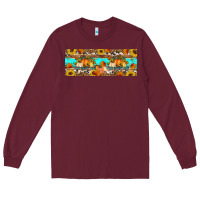 Burgundy Fall Sweet Fall Long Sleeve Tee - Artiststas