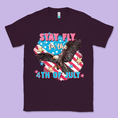Stay Fly For The 4th Of July Classic Tee Designed By Fadigitalartstudio