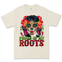 Bone sugar skull woman proud of my roots Premium Tee - BundleAndBundleShop