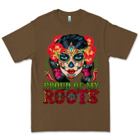 Cacao sugar skull woman proud of my roots Premium Tee - BundleAndBundleShop