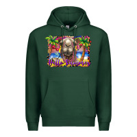 Sports Green hello summer camel at the beach Premium Hoodie - BarkalooDesign