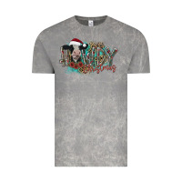 Cloud Rock howdy christmas Vintage Tee - CowhideDigitalArt