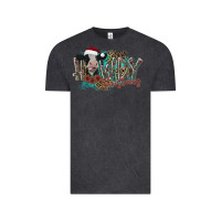 Vintage Black howdy christmas Vintage Tee - CowhideDigitalArt