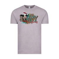 Vintage Zinc howdy christmas Vintage Tee - CowhideDigitalArt