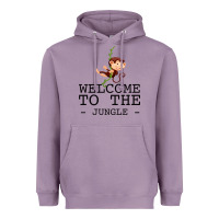 Lavender Welcome To The Jungle Heavyweight Hoodie - Bettercallsaul