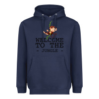 Navy Welcome To The Jungle Heavyweight Hoodie - Bettercallsaul