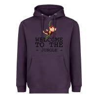 Plum Welcome To The Jungle Heavyweight Hoodie - Bettercallsaul