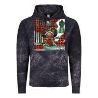 Cloud Black Christmas African girl Vintage Hoodie - BarkalooDesign