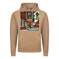 Vintage Coffee Christmas African girl Vintage Hoodie - BarkalooDesign