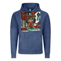 Vintage Denim Christmas African girl Vintage Hoodie - BarkalooDesign