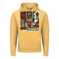Vintage Mustard Christmas African girl Vintage Hoodie - BarkalooDesign
