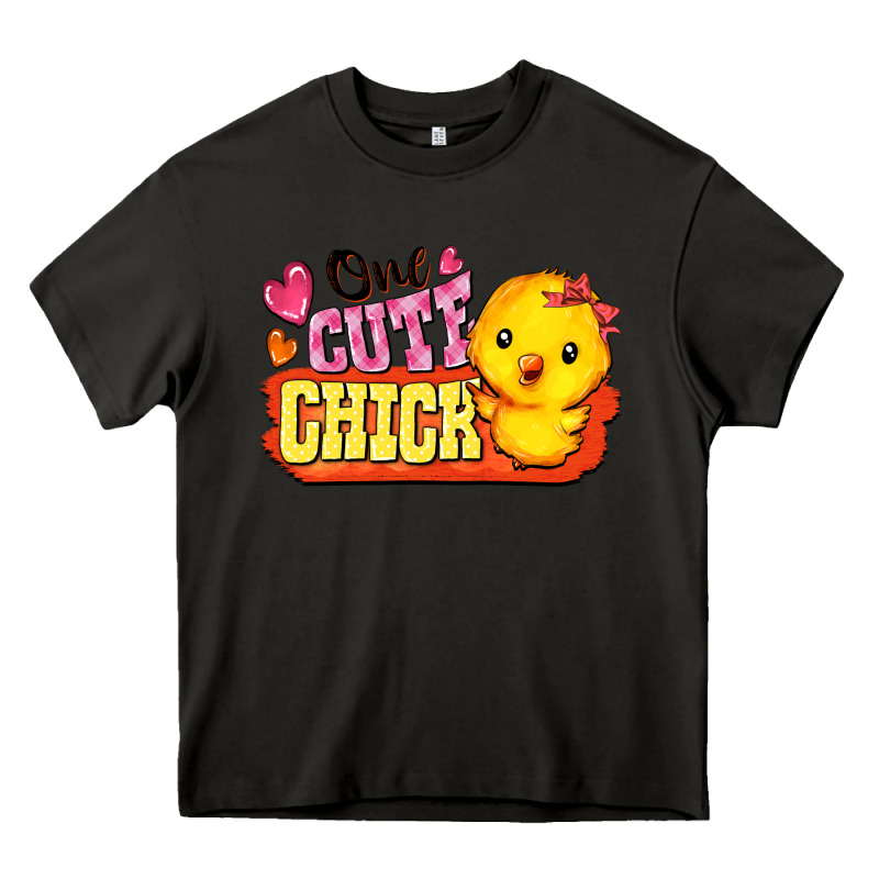 One Cute Chick Heavy Core Tee by FaDigitalArtStudio | Teevron